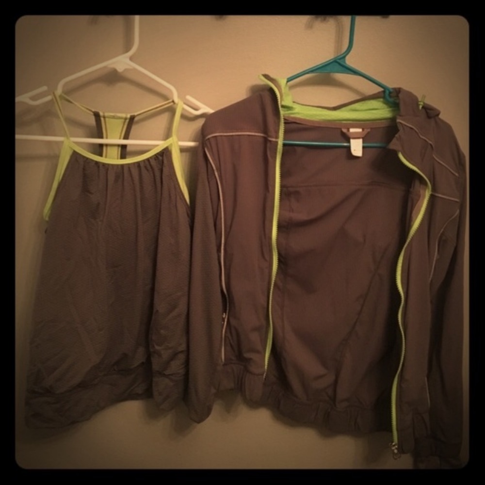 Iviva (Lululemon kids) tank and jacket